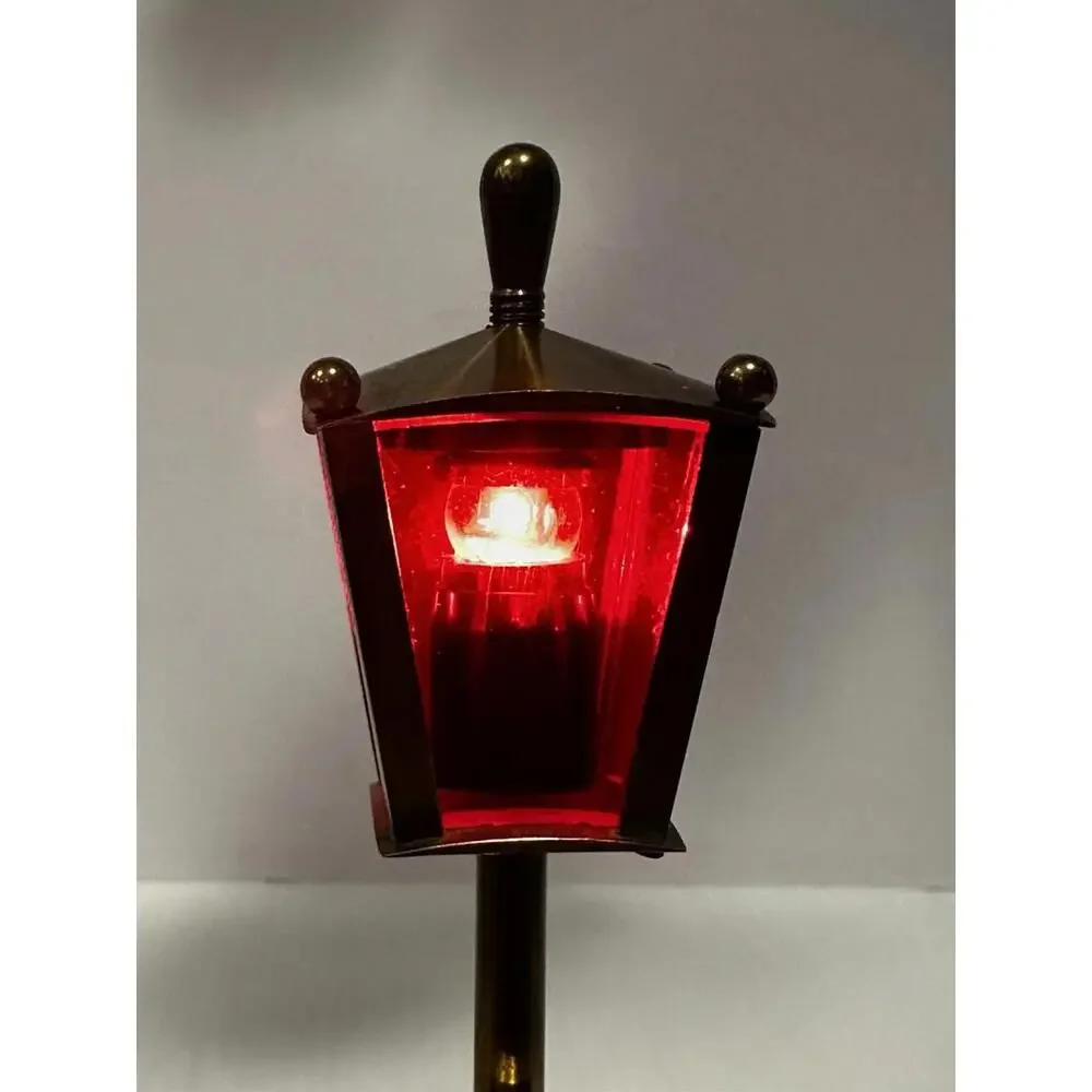 Vintage Pontifa Lever Alarm 17 Jewel Swiss Watch Lamppost Working Clock & Light‎